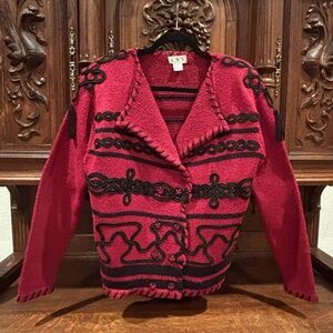 VINTAGE SILK LUXURY SWEATER JACKET